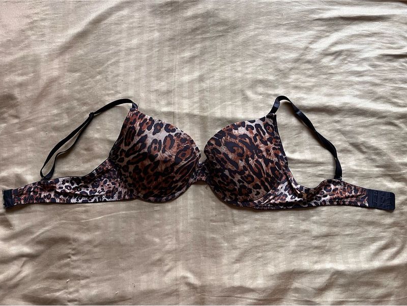 Animal Print Push Up Bra
