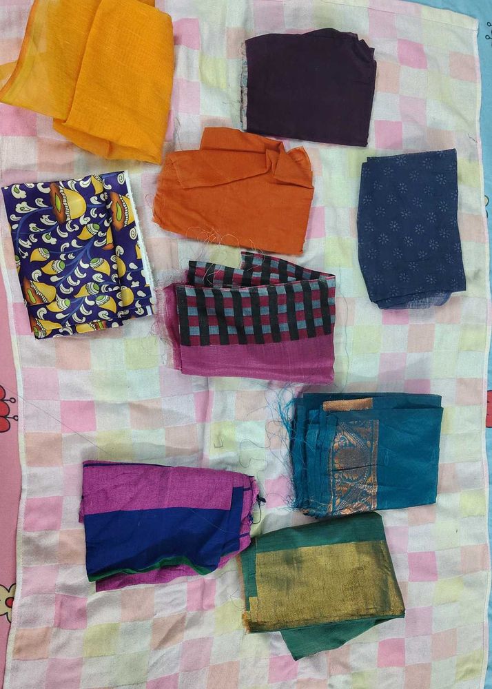 Assorted Indian blouse Materials pack of 9