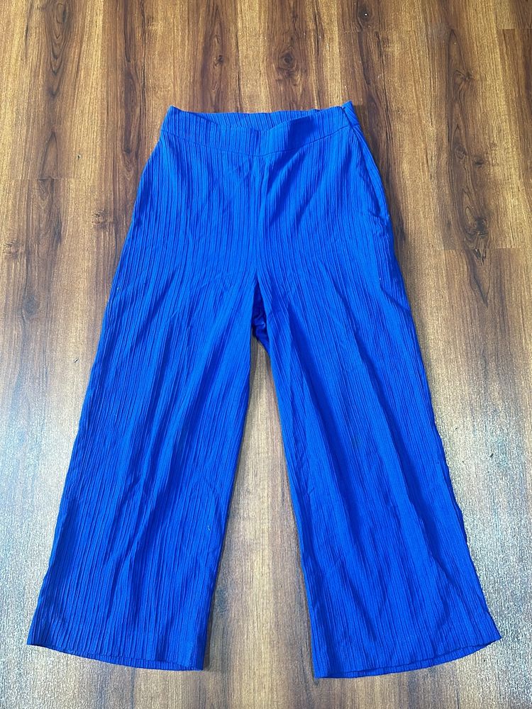High waist Vero moda xs size blue pant side zip