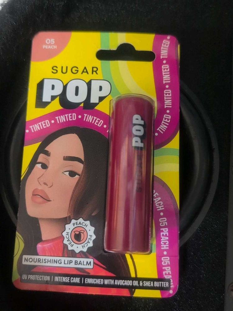 Sugar Pop Tinted Lip Balm - Peach