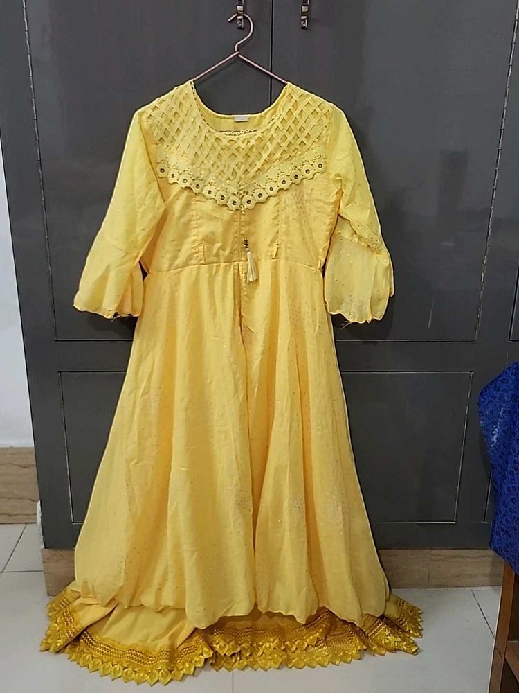 Yellow Ethnic Gown