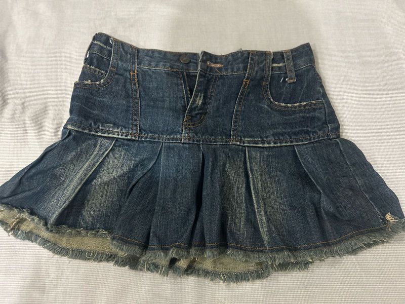 Denim Skirt, from Thailand.
