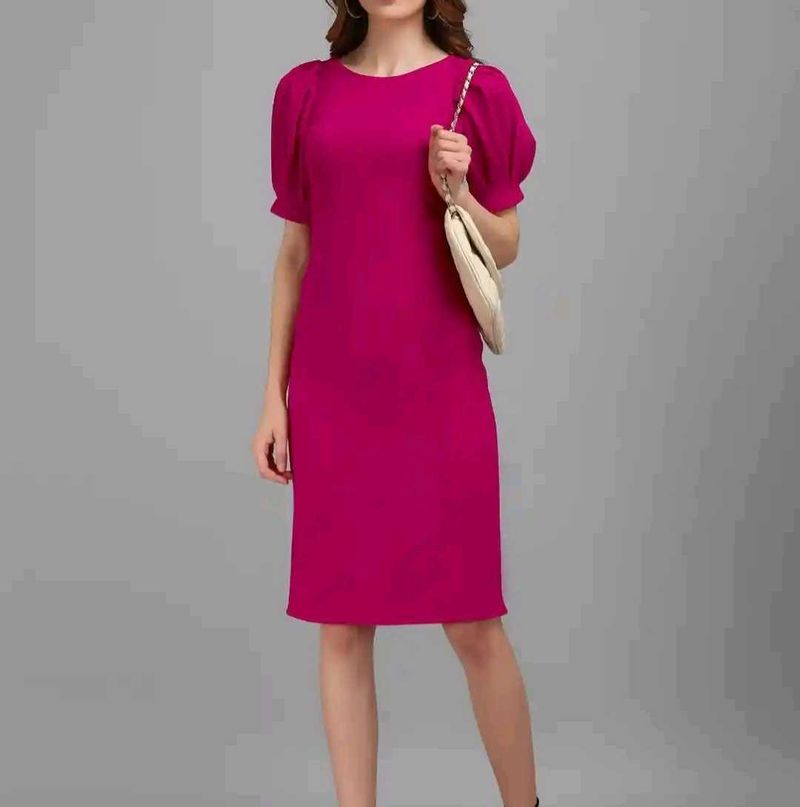 Chic Pink Shift Dress with tags