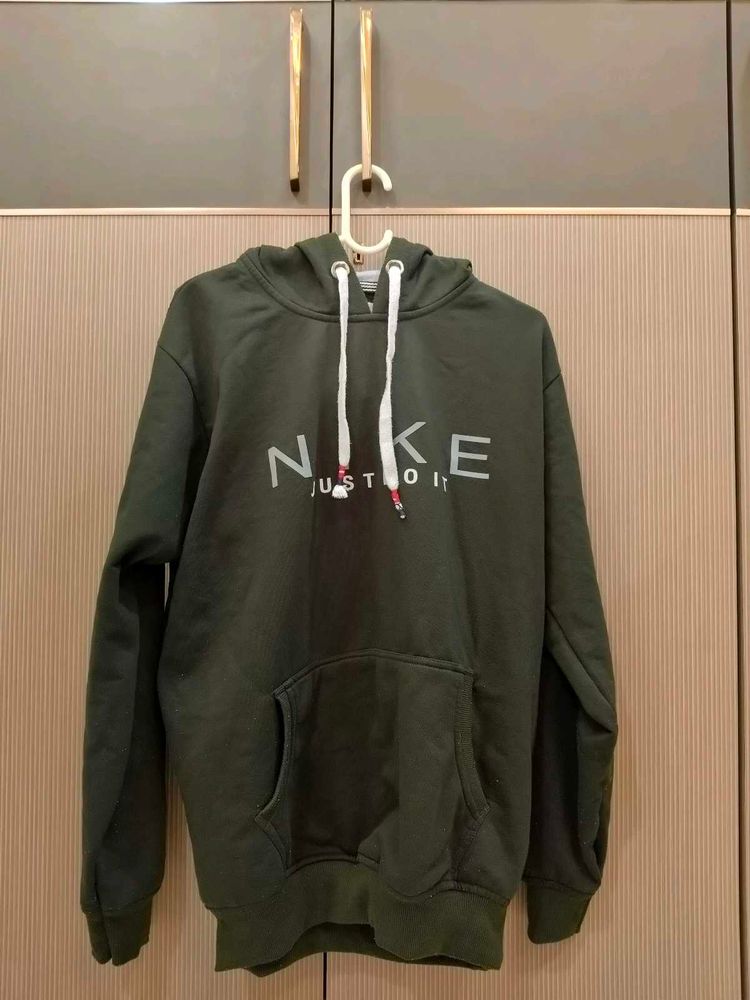 Nike Olive Green Hoodie