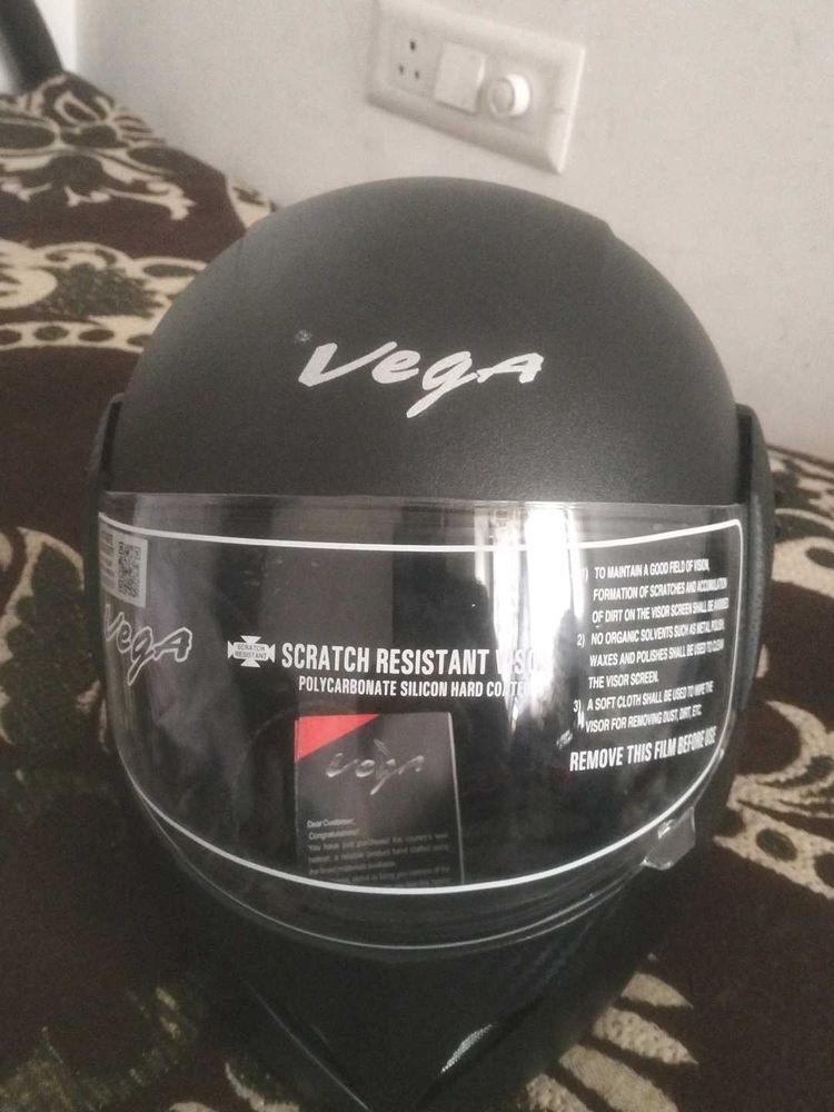 Vega Black Helmet