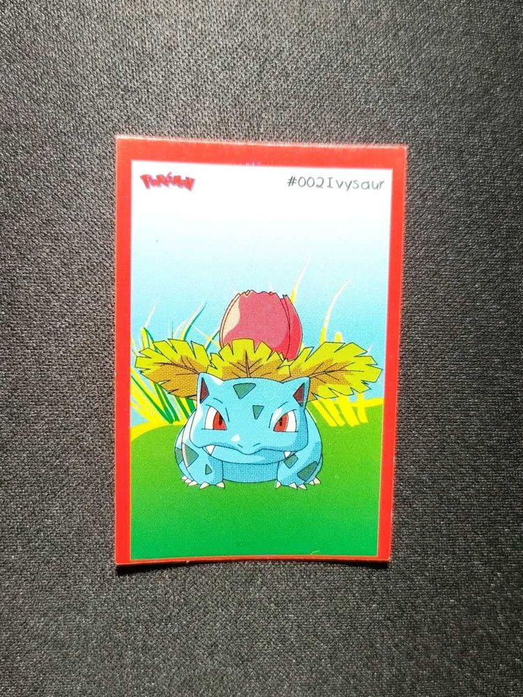 Alpenliebe pokemon greeting card Ivysaur