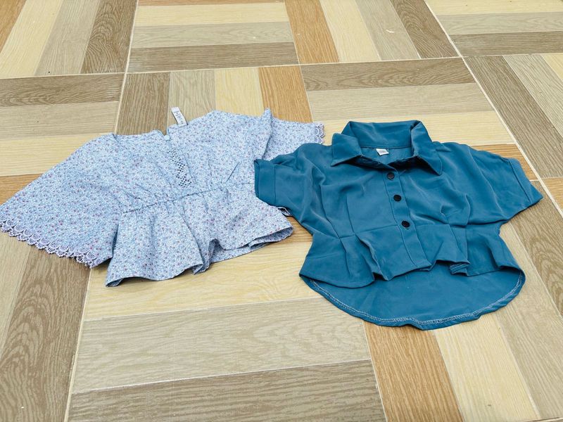 Cute Tops Set For 1-2 Years(girl)