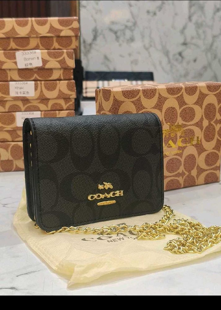Coach Signature Chain Wallet