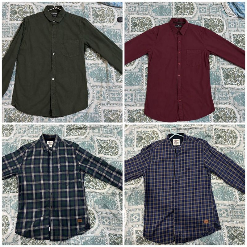 Set of 4 Men's Casual Shirts
