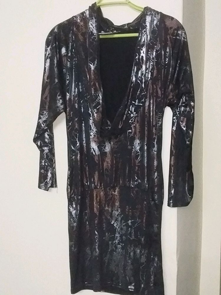Mini Dress Shiny Look