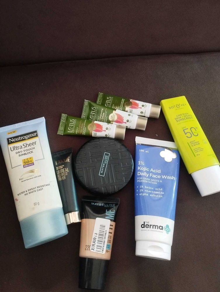 Skincare Bundle: Sunscreen, Face Wash &amp; More