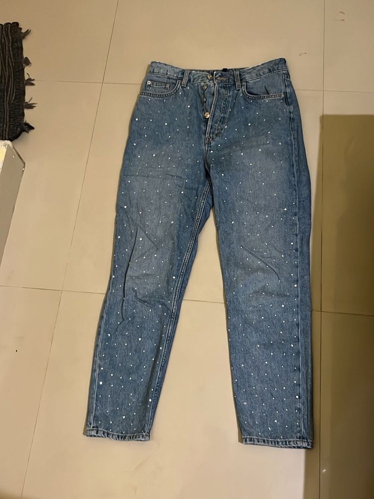 Sparkly Denim Jeans
