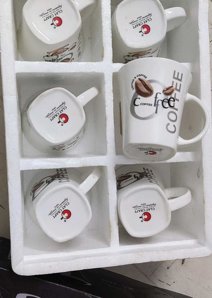 New Fine bone China Teacups Set of 6