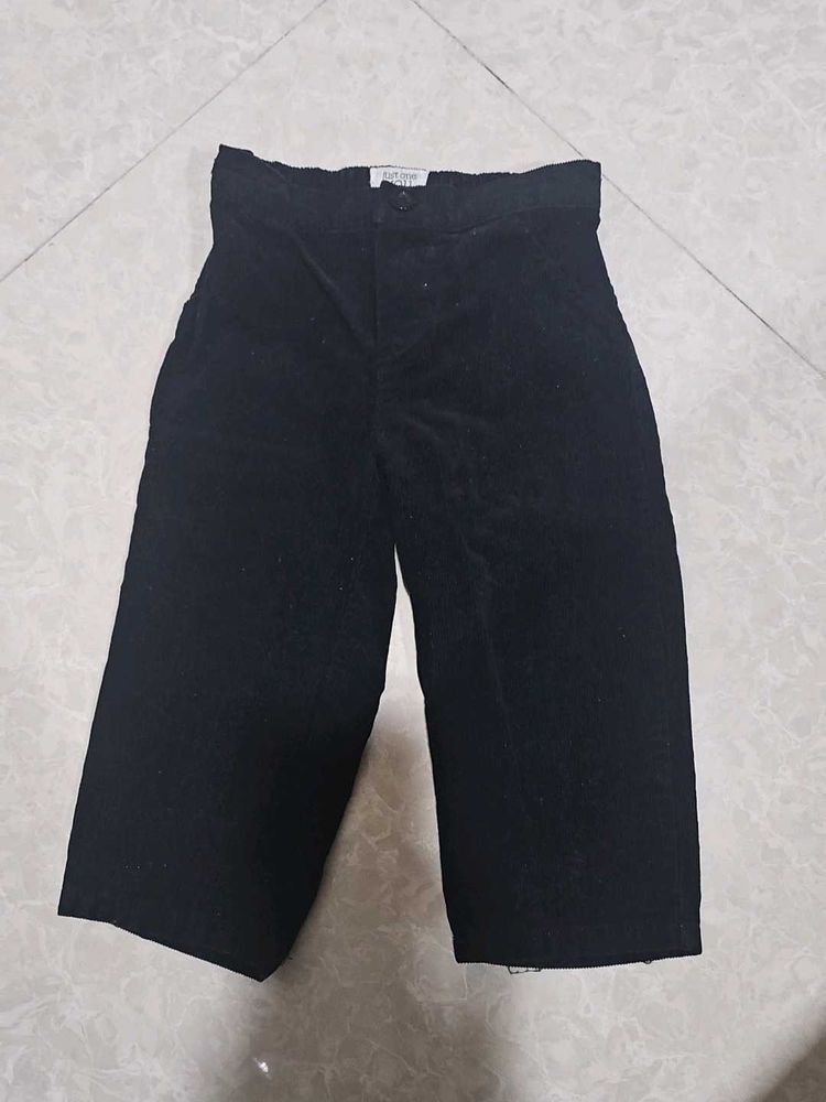 Black Wide-Leg Trousers