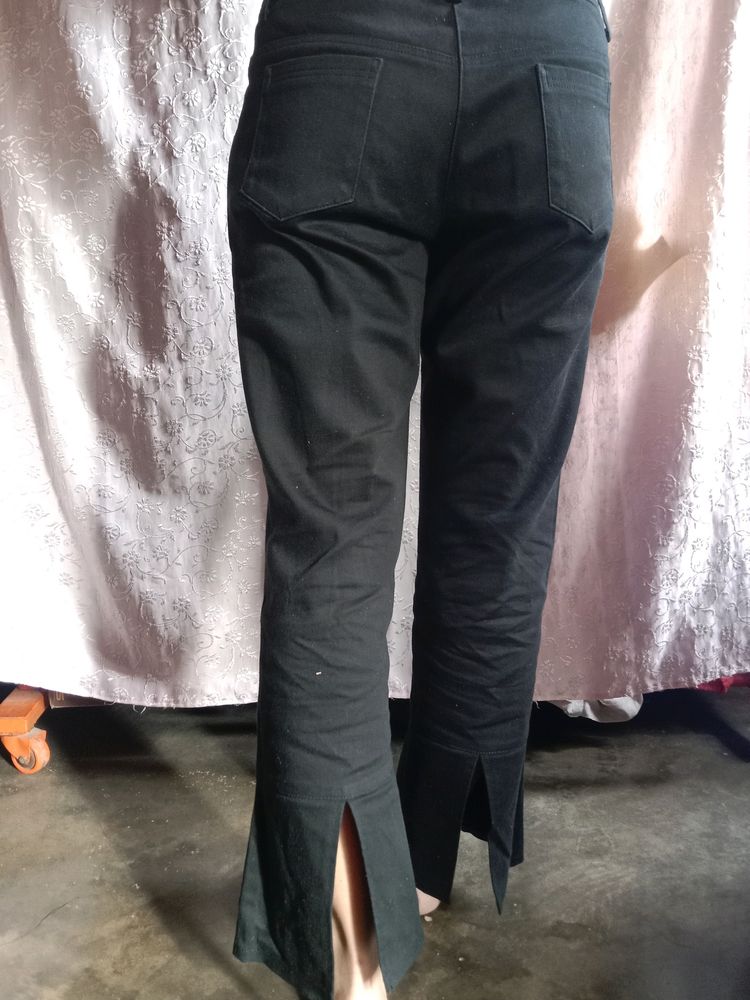 Black Flared Pants