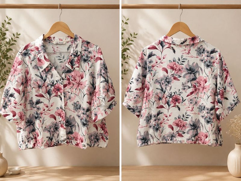 Floral Print Button-Up Shirt