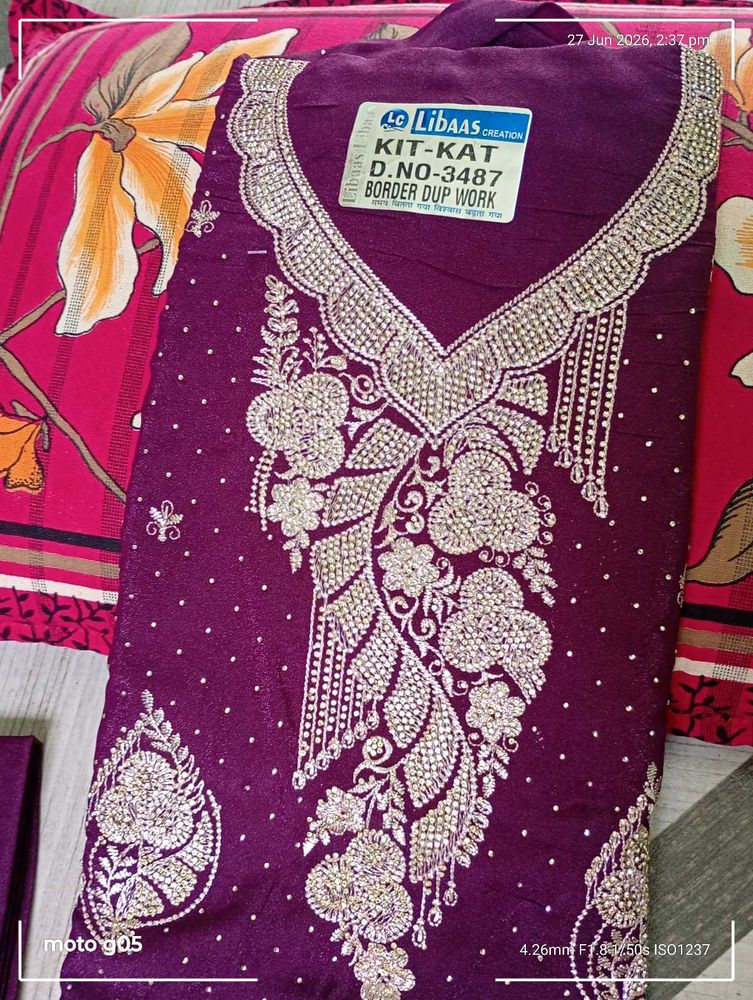 Dark Purple salwar suit