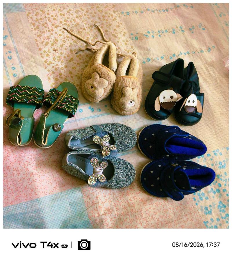 Combo of Girl baby shoes