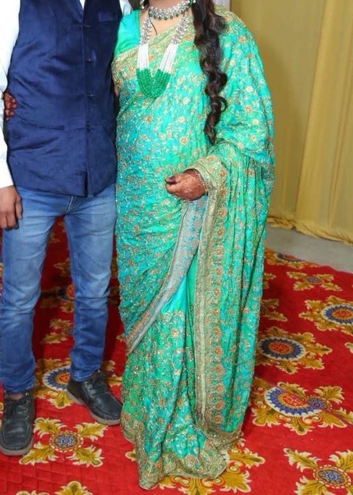 Elegant Green Saree