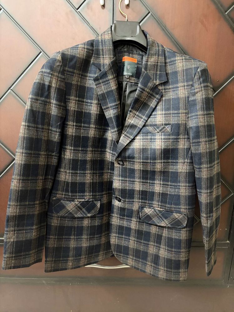 Men's Plaid Blazer