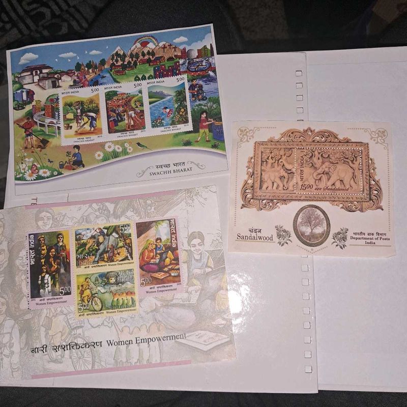 Set of 3 miniature sheets :