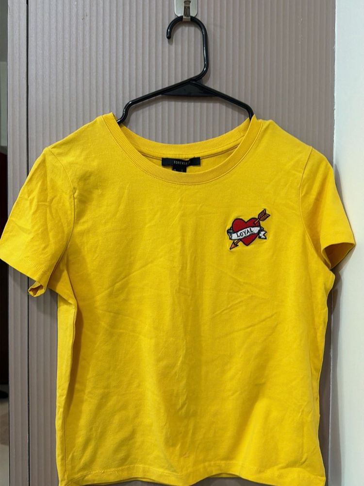 Yellow Graphic T-Shirt