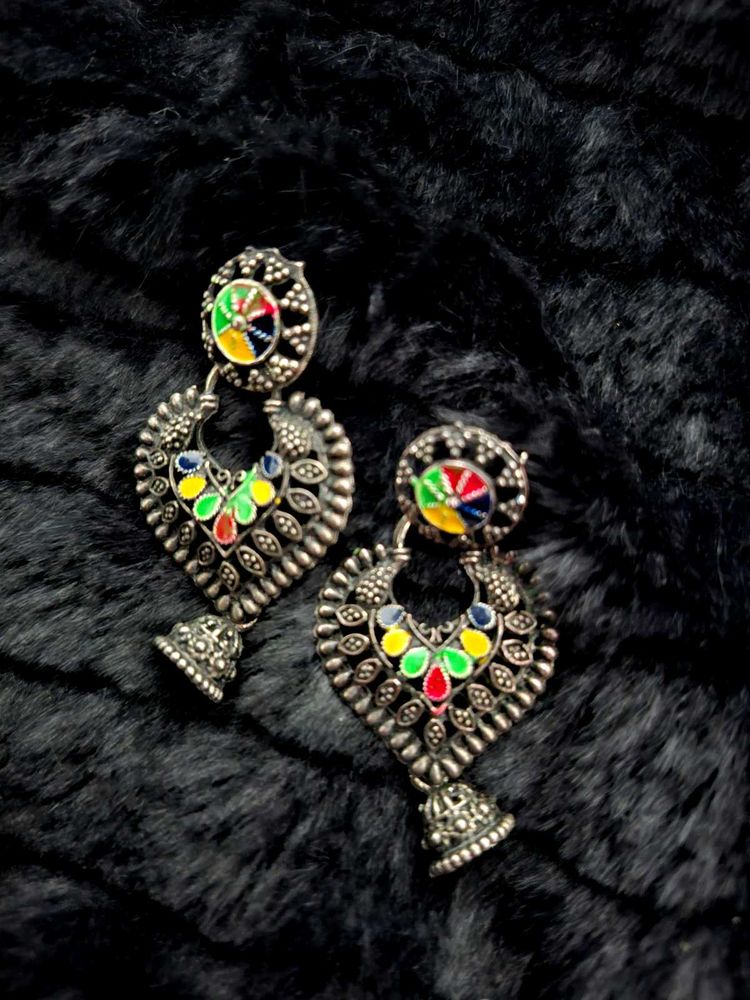 Colorful Jhumka Earrings