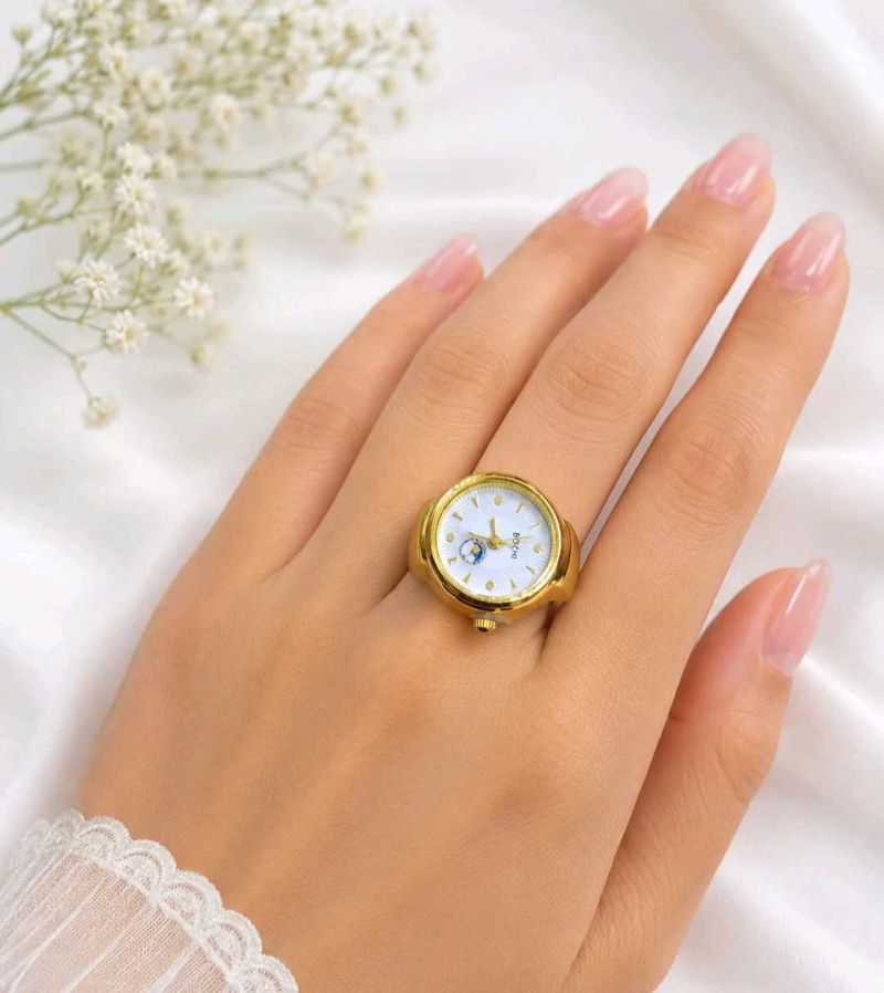 Unique Gold Ring Watch
