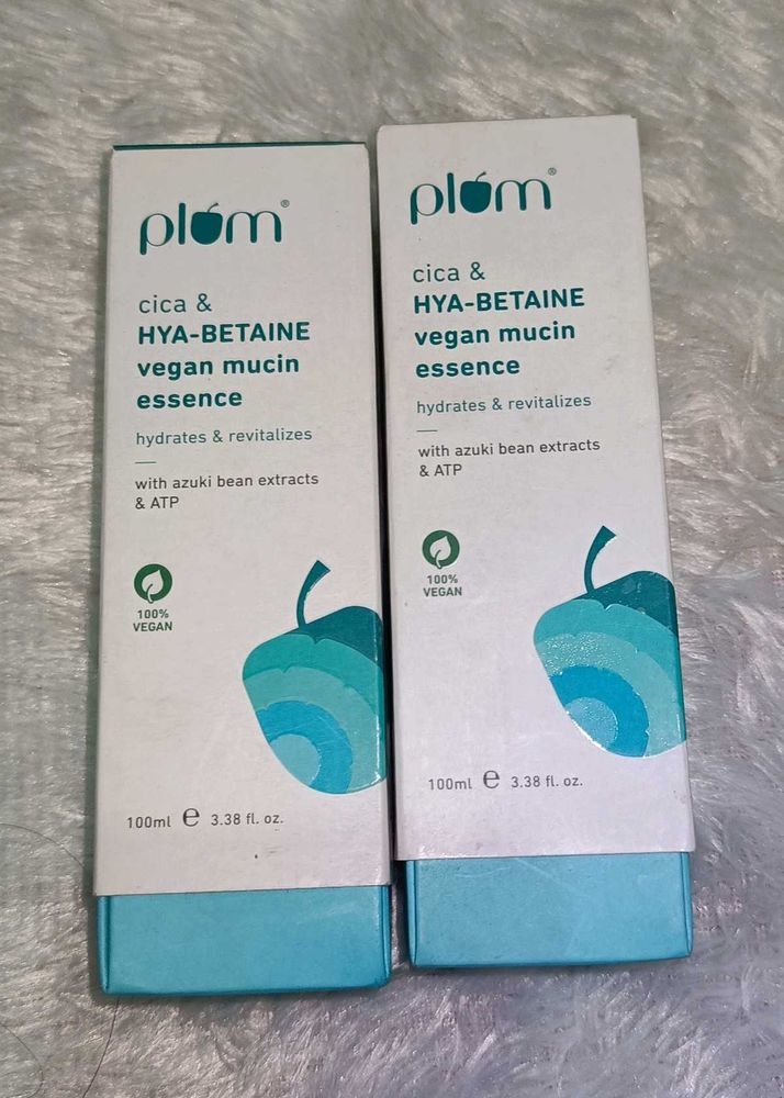 Plum Cica &amp; Hya-Betaine Vegan Mucin Essence