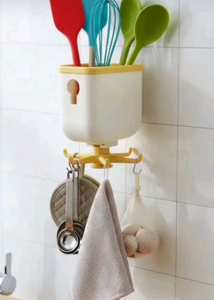 360° Rotating Wall Mounted Kitchen Organizer