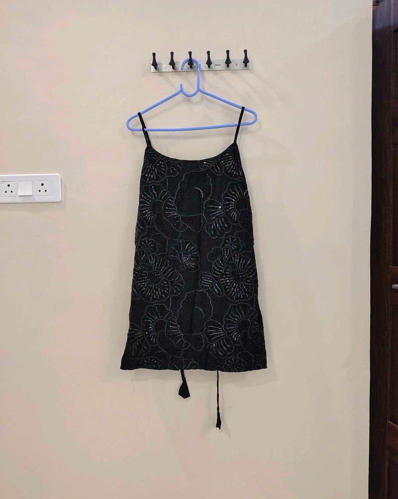 Brand New Black Embellished Kurta Set