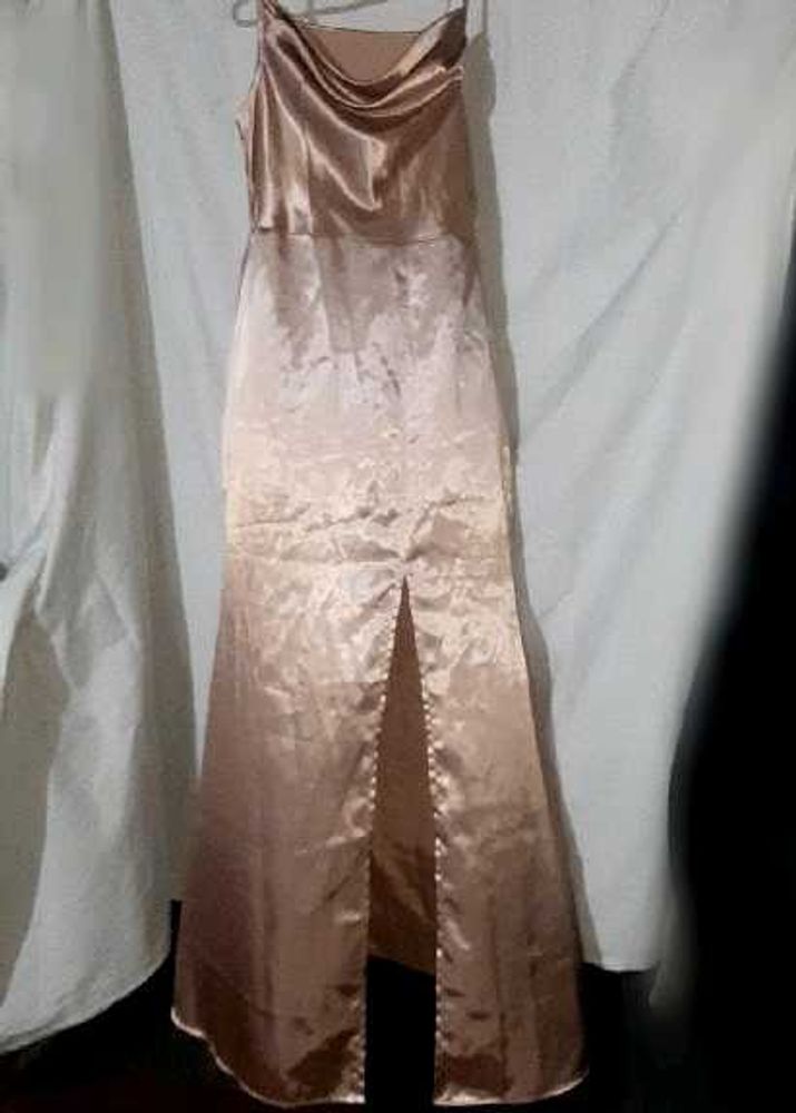 Elegant Satin Maxi Dress