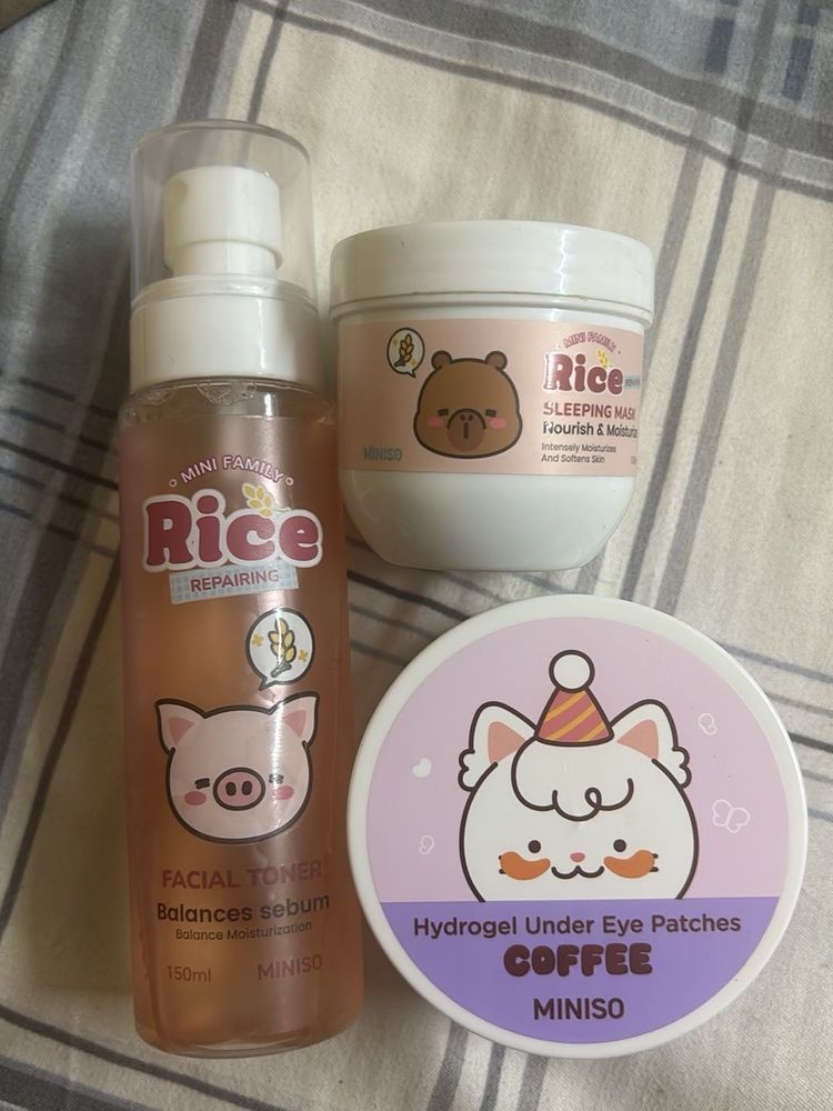MINISO Rice Skincare Set