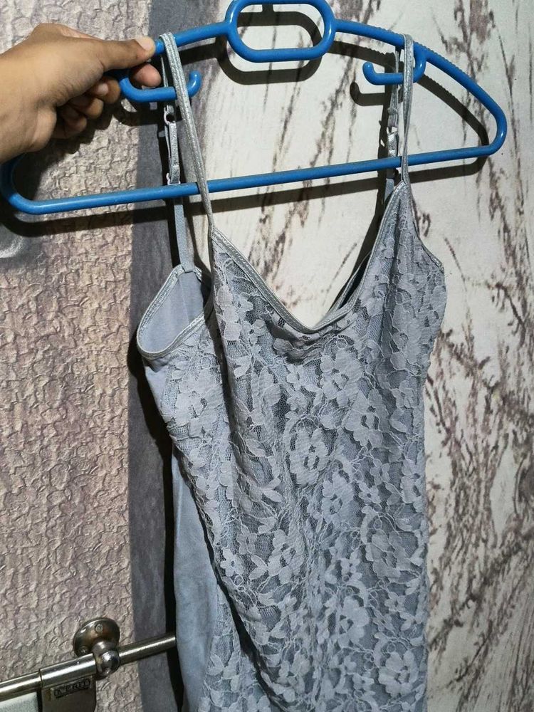 Sheer Lace Cami Set