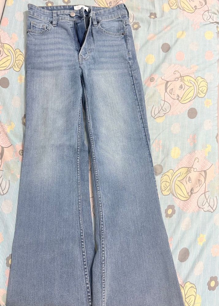 Light Wash Flare Jeans