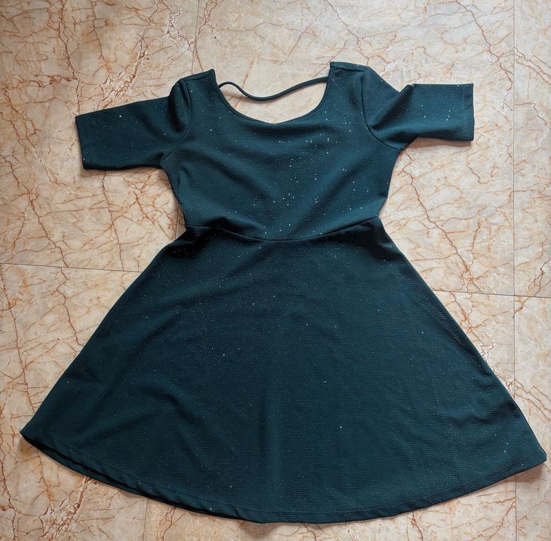 Sparkly A-Line Mini Dress