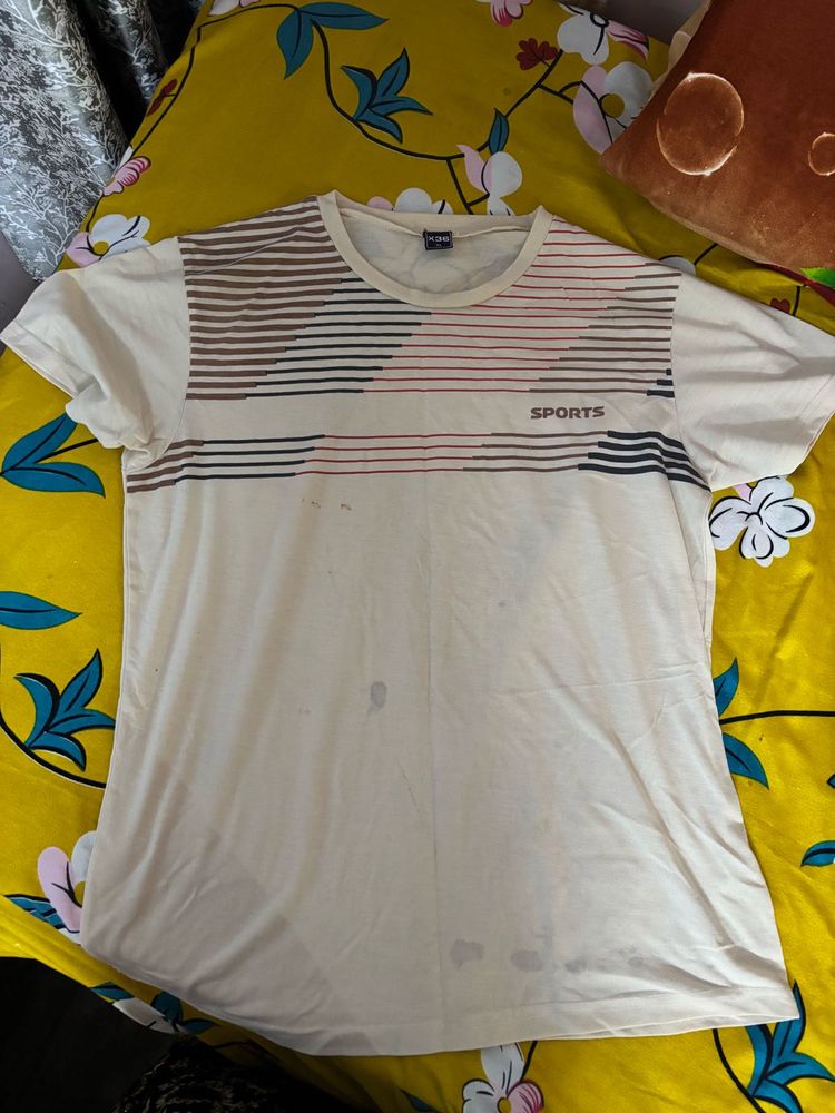 Striped Sports T-shirt