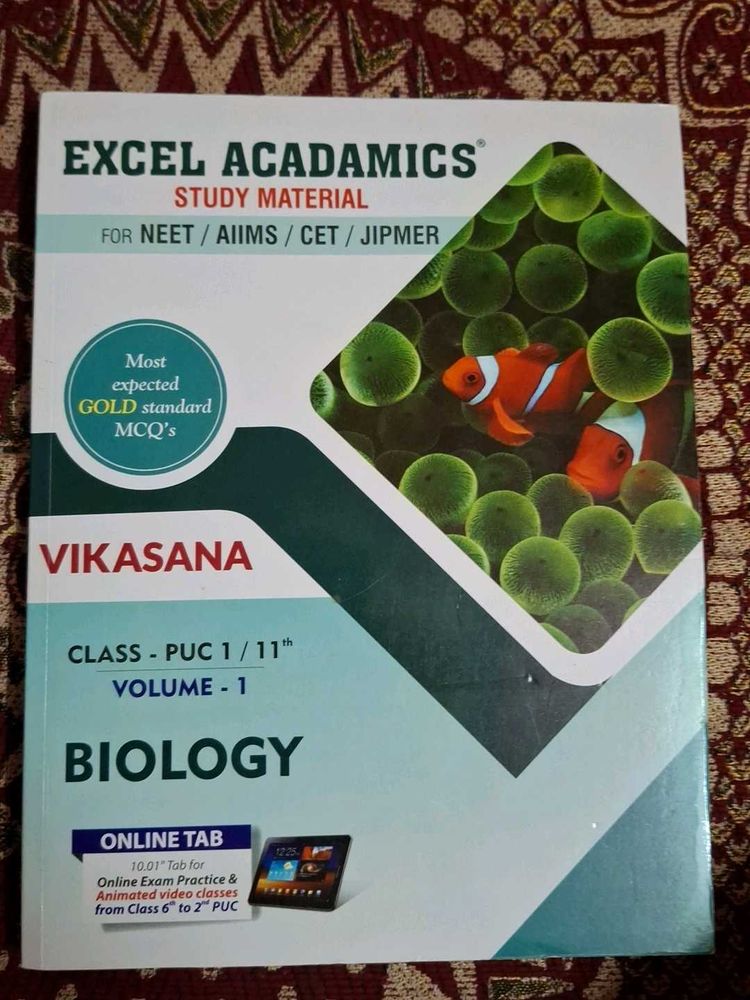 Excel Acadamics Biology Study Material