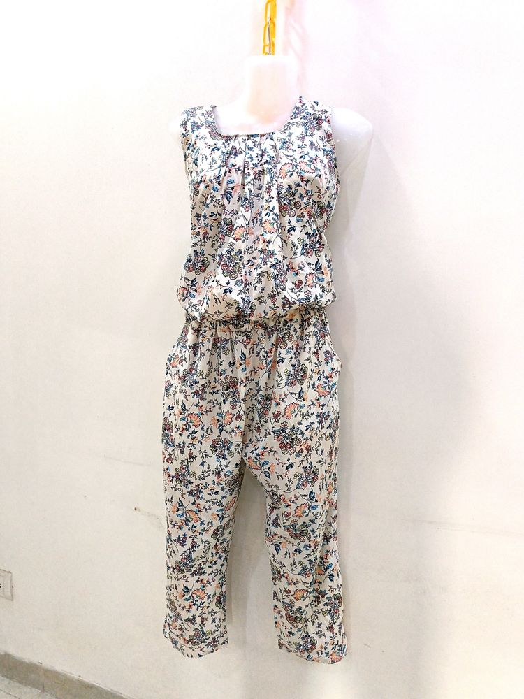 Floral Print Jumpsuit for Women