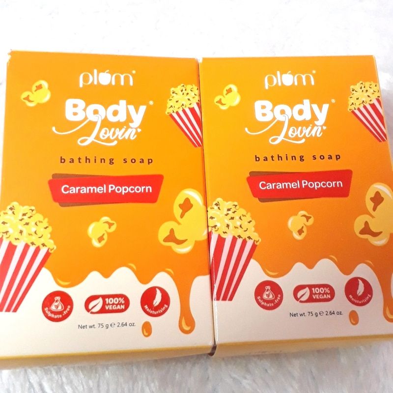 Plum BodyLovin' Caramel Popcorn Bathing Soap | All