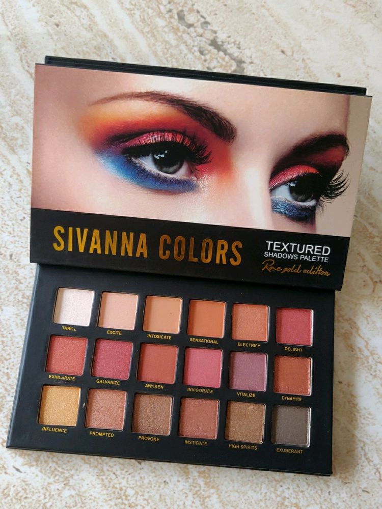 Sivanna Colors Textured Eyeshadow Palette