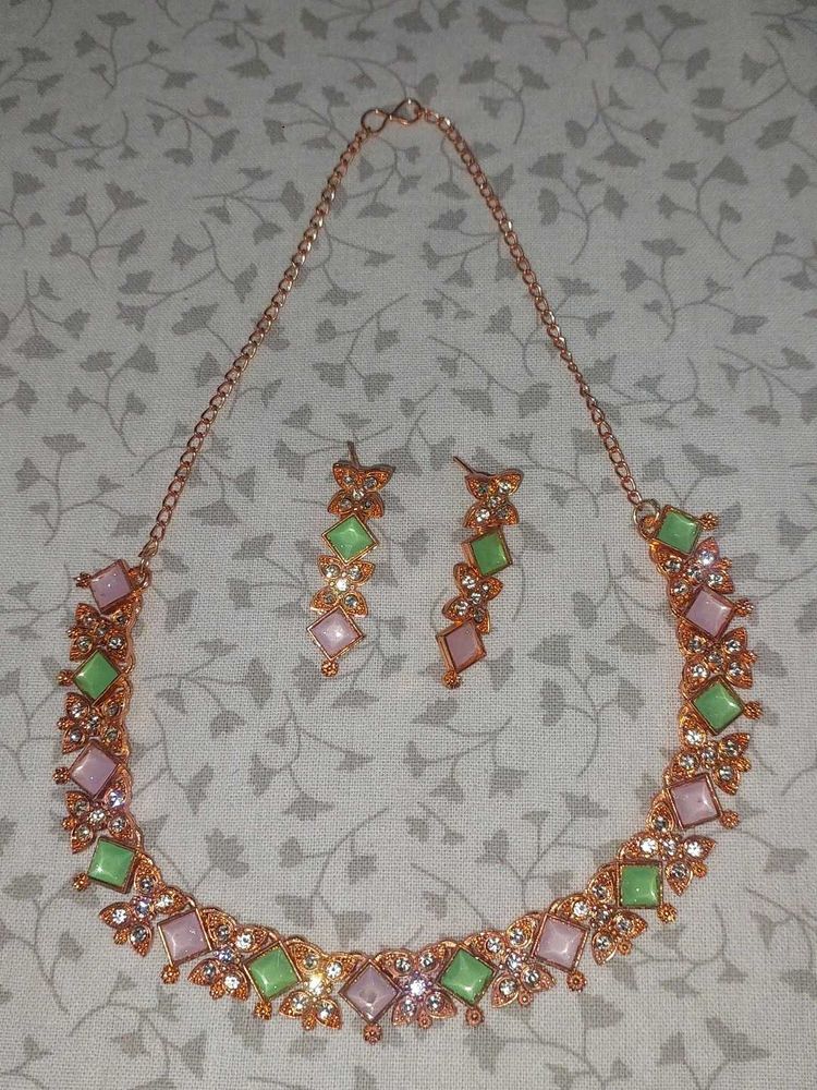 Elegant Necklace and Earring Set