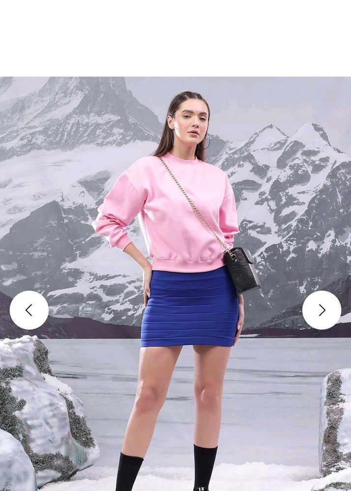 KOTTY Pink Crew Neck Sweatshirt