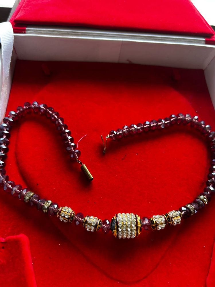 Sparkling Beaded Necklace Set