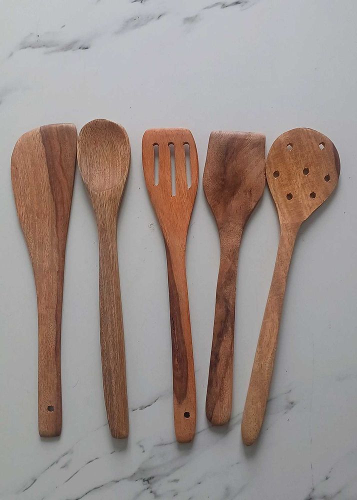Wooden Kitchen Utensil Set