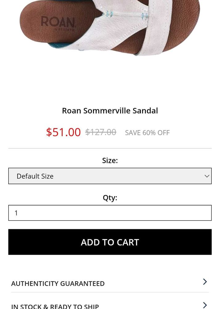Roan Sommerville Leather Sandals