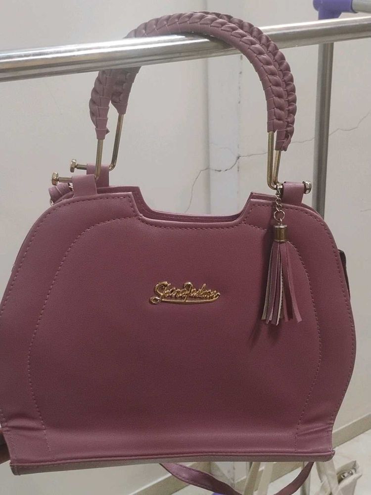 Chic Mauve Handbag