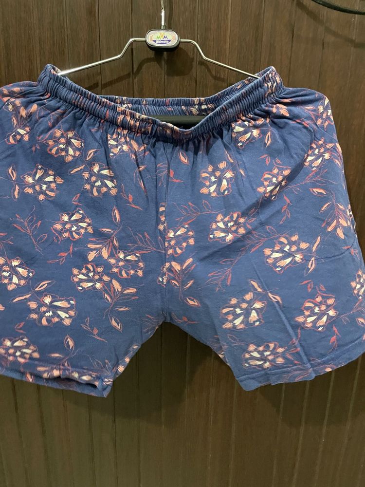 Floral Print Sleep Shorts