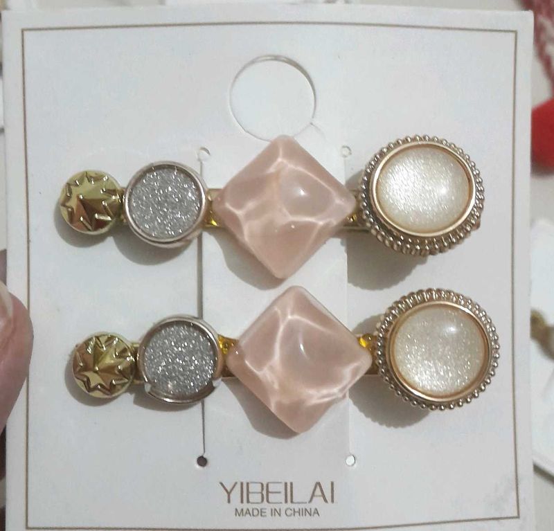 Chic Hair Clips Set - Elegant &amp; Stylish