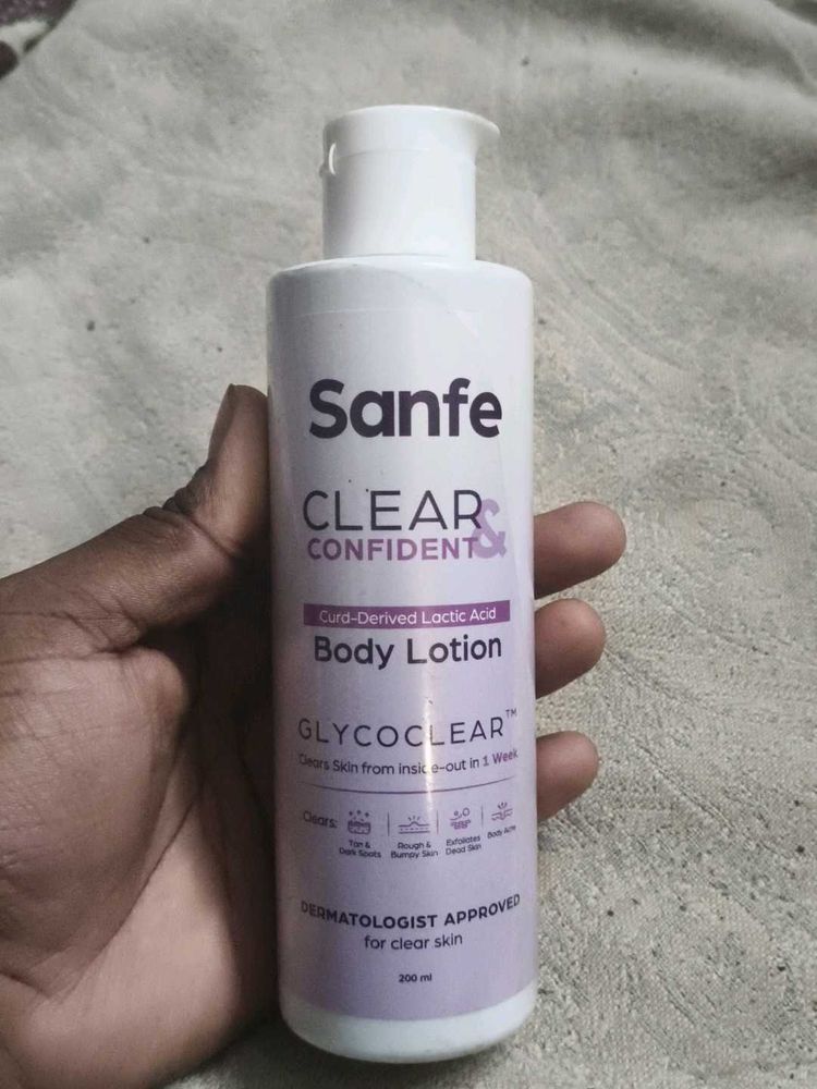 Sanfe Clear Confident Body Lotion